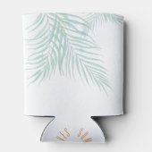 Rafraîchisseur Pour Canette Cuisson feuille tropicale personnalisée (Dos)