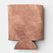 Rafraîchisseur Pour Canette Cuivre brossé, texture métallique. (Dos)