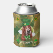 Rafraîchisseur Pour Canette Custom Basset Hound Gold St. Patricks (Can Dos)