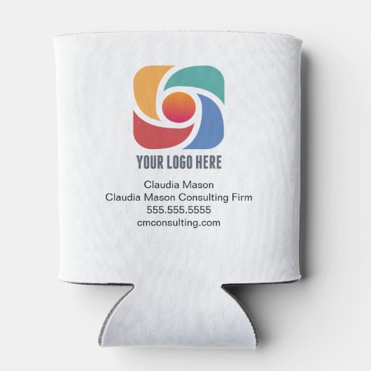 Rafraîchisseur Pour Canette Custom Business Logo 2026 Calendar Marketing (Dos)