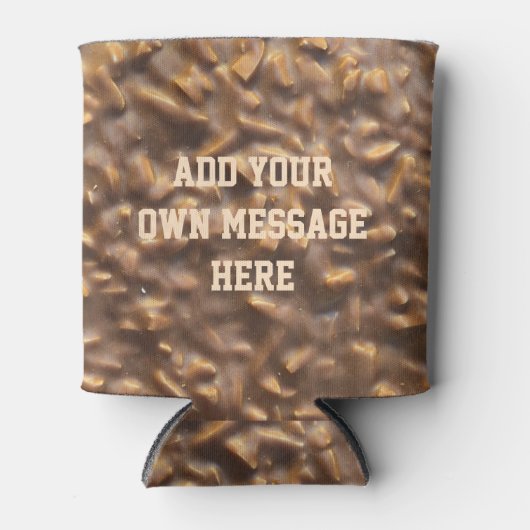 Rafraîchisseur Pour Canette Custom Chunky Chocolate Custom Text (Devant)