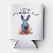 Rafraîchisseur Pour Canette Custom Down Rabbit Hole Blue Bunny (Devant)