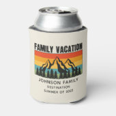 Rafraîchisseur Pour Canette Custom Family Vacation Mountains Randonnée Camping (Can Dos)