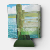 Rafraîchisseur Pour Canette Custom Gone Plan du lac de pêche (Dos)