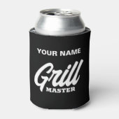 Rafraîchisseur Pour Canette Custom Grill Master peut refroidir cadeau pour le  (Can devant)