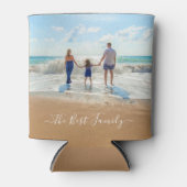 Rafraîchisseur Pour Canette Custom Photo et texte Your Design The Best Family (Devant)
