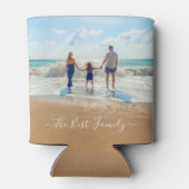 Rafraîchisseur Pour Canette Custom Photo et texte Your Design The Best Family (Dos)
