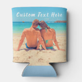 Rafraîchisseur Pour Canette Custom Photo et texte - Your Own Design - Summer (Dos)