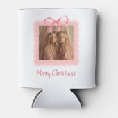 Rafraîchisseur Pour Canette Custom Photo Merry Christmas Can Cooler (Devant)