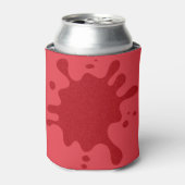 Rafraîchisseur Pour Canette Custom Red Splash Can Cooler (Can devant)