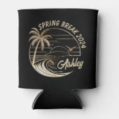 Rafraîchisseur Pour Canette Custom Spring Break Girls Trip Cute Beach Summer (Devant)