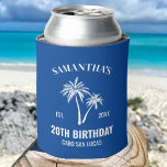 Rafraîchisseur Pour Canette Custom Vacation 20th 30th 40th 50th Birthday Squad<br><div class="desc">Vacances personnalisées 20e 30e 40e 50e Anniversaire L'Escouade peut refroidir</div>