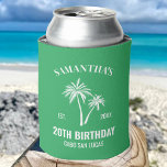 Rafraîchisseur Pour Canette Custom Vacation 20th 30th 40th 50th Birthday Squad<br><div class="desc">Vacances personnalisées 20e 30e 40e 50e Anniversaire L'Escouade peut refroidir</div>