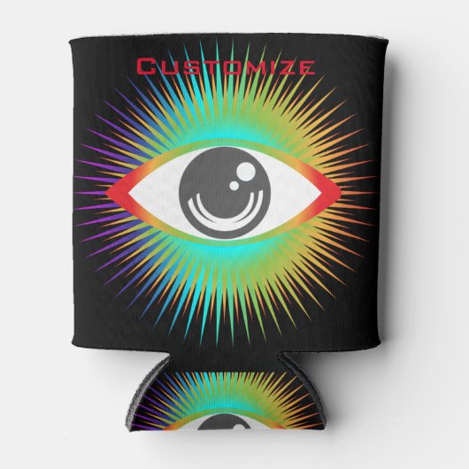 Rafraîchisseur Pour Canette Cute All-Visualiser Alien Oeil Thunder_Cove (Devant)