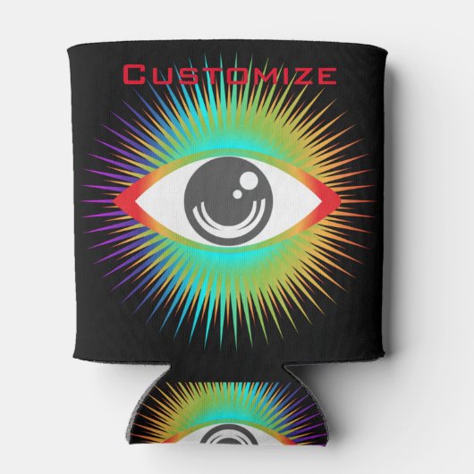 Rafraîchisseur Pour Canette Cute All-Visualiser Alien Oeil Thunder_Cove (Dos)