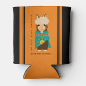 Rafraîchisseur Pour Canette Cute Alpacas Chèvres Rocheuses et Serapes Turquois (Devant)