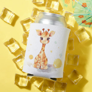 Rafraîchisseur Pour Canette Cute Baby Giraffe Can Cooler