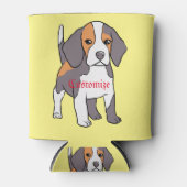 Rafraîchisseur Pour Canette Cute Beagle (Devant)