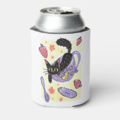 Rafraîchisseur Pour Canette Cute Black Teup Kitty et fraises (Can Dos)