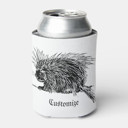 Rafraîchisseur Pour Canette Cute Bristly Hedgehog Thunder_Cove (Can devant)