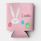 Rafraîchisseur Pour Canette CUTE BUNNY HAPPY PÂQUES FÊTE DE VACANCES À LA mode (Devant)