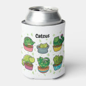 Rafraîchisseur Pour Canette Cute Catcus (Can devant)