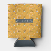 Rafraîchisseur Pour Canette Cute chat Motif moderne (Devant)