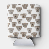 Rafraîchisseur Pour Canette Cute chocolat Labrador Retriever Chien Aquarelle (Dos)