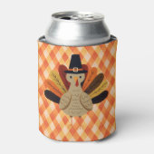 Rafraîchisseur Pour Canette Cute, classique/vintage Thanksgiving Turquie (Can devant)