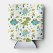 Rafraîchisseur Pour Canette Cute Dinosaur Rex Seamless Pattern Name  (Devant)
