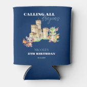 Rafraîchisseur Pour Canette Cute Dragons Castle Fairytale Marine Anniversaire  (Devant)