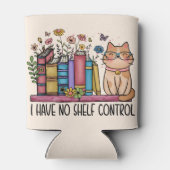 Rafraîchisseur Pour Canette Cute Floral Livres et Chat (Dos)