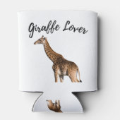 Rafraîchisseur Pour Canette Cute Giraffe Brown (Dos)