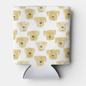 Rafraîchisseur Pour Canette Cute Golden Labrador Retriever Chien Motif (Devant)