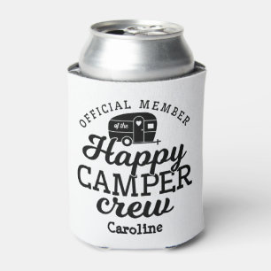 Rafraîchisseur Pour Canette Cute Happy Camper Crew Membre Camping