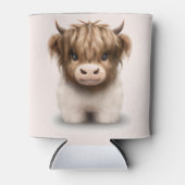 Rafraîchisseur Pour Canette Cute Highlands Scottish Cow (Devant)