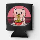 Rafraîchisseur Pour Canette Cute Kawaii chat ramen (Dos)