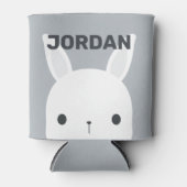 Rafraîchisseur Pour Canette Cute Little Bunny Rabbit with Personalized (Devant)