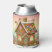 Rafraîchisseur Pour Canette Cute, maison de pain d'épices (Can devant)