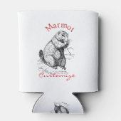 Rafraîchisseur Pour Canette Cute Marmot Animal Thunder_Cove (Dos)