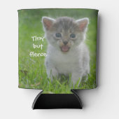 Rafraîchisseur Pour Canette Cute Meow Kitten Minuscule mais Fierce (Devant)