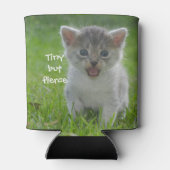 Rafraîchisseur Pour Canette Cute Meow Kitten Minuscule mais Fierce (Dos)