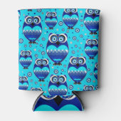 Rafraîchisseur Pour Canette Cute Owl Evil Motif (Devant)
