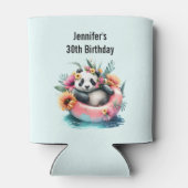 Rafraîchisseur Pour Canette Cute Panda Chilling dans un tube intérieur (Dos)