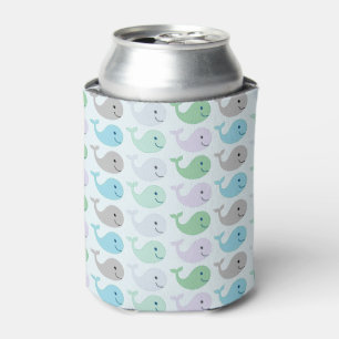Rafraîchisseur Pour Canette Cute Pastel Whales Motif