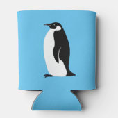 Rafraîchisseur Pour Canette Cute Penguin Aqua Noir Blanc (Dos)