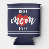 Rafraîchisseur Pour Canette Cute Text Best Mama Ever With Heart (Devant)