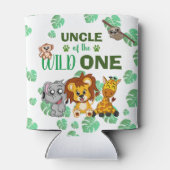 Rafraîchisseur Pour Canette Cute Wild One Jungle Safari Zoo Animal Uncle (Dos)