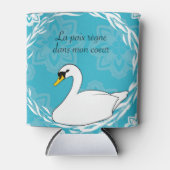 Rafraîchisseur Pour Canette cygne affirmation positive citation (Devant)