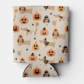 Rafraîchisseur Pour Canette Dachshunds en Halloween Costumes Motif (Devant)